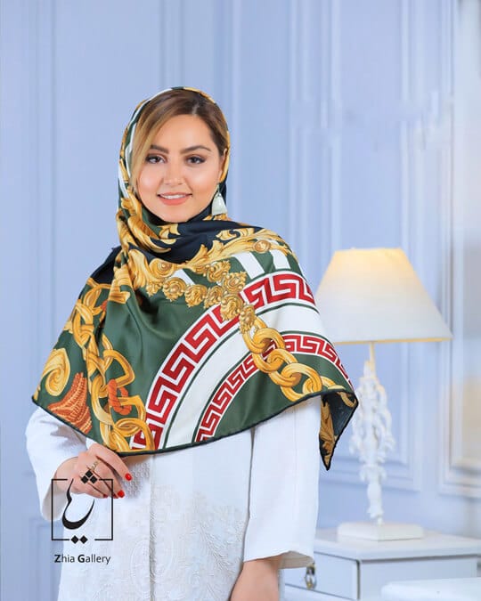 مدیوم اسکارف روسری کوتاه meduim scarf کد 1037 ژیا گالری